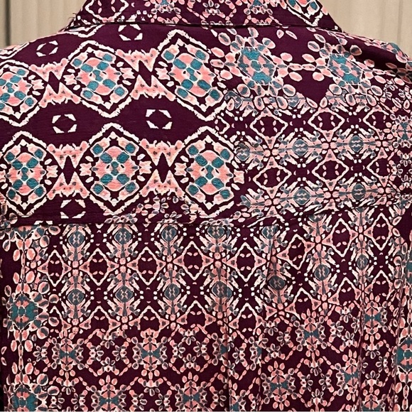 NWT Anthropologie RAGA Varsha Button Down Notched Collar Top. Size S / M / L - Picture 4 of 10